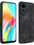 Azns Oppo A78 4g Kılıf Çizilmez Baskılı Pu Deri+Tpu Telefon Arka Kapağı-Siyah (Yurt Dışından) 1