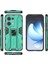 Oppo RENO13 5g (Global) Kılıf Pc + Tpu Darbeye Dayanıklı Telefon Kılıfı Kickstand Ile-Yeşil (Yurt Dışından) 4