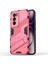 Oppo RENO12 5g(Global)Kılıf Kickstand Hibrit Sert Pc Yumuşak Tpu Telefon Kılıfı-Gül (Yurt Dışından) 1
