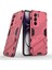 Oppo RENO12 5g(Global)Kılıf Kickstand Hibrit Sert Pc Yumuşak Tpu Telefon Kılıfı-Gül (Yurt Dışından) 4