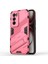 Oppo RENO12 Pro 5g (Global) Kılıf Kickstand Hibrit Sert Pc Yumuşak Tpu Telefon Kılıfı-Gül (Yurt Dışından) 1