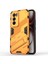 Oppo RENO12 Pro 5g (Global) Kılıf Kickstand Hibrit Sert Pc Yumuşak Tpu Telefon Kılıfı-Turuncu (Yurt Dışından) 1