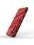 Oppo RENO12 5g(Global)Kılıf Kickstand Hibrit Sert Pc Yumuşak Tpu Telefon Kılıfı-Kırmızı (Yurt Dışından) 3