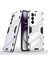 Oppo RENO12 5g(Global)Kılıf Kickstand Hibrit Sert Pc Yumuşak Tpu Telefon Kılıfı-Beyaz (Yurt Dışından) 4
