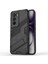 Oppo RENO12 5g(Global)Kılıf Kickstand Hibrit Sert Pc Yumuşak Tpu Telefon Kılıfı-Siyah (Yurt Dışından) 1