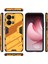Oppo RENO13 Pro 5g Kılıf Pc+Tpu Darbeye Dayanıklı Telefon Kılıfı Kickstand Ile-Turuncu (Yurt Dışından) 5