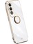 Xınlı Oppo K12 Kılıfı Tpu Telefon Kılıfı Döndürülebilir Halka Tutucu-Beyaz (Yurt Dışından) 1