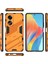 Oppo A58 4g Kapak Pc+Tpu Darbeye Dayanıklı Kickstand Telefon Kılıfı-Turuncu (Yurt Dışından) 5