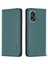 Bınfen Color BF18 Oppo A38 4g Darbeye Dayanıklı Deri Kapak Kart Tutucu Stand Telefon Kılıfı-Yeşil (Yurt Dışından) 1
