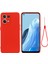 Oppo Reno7 4G/F21 Pro 4g Için Sıvı Silikon Telefon Kılıfı, Kalınlaştırıcı Tasarım Yumuşak Mikrofiber Astar Yastık Çizilmez Koruyucu Kılıf-Kırmızı (Yurt Dışından) 1