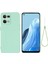 Oppo Reno7 4G/F21 Pro 4g Için Sıvı Silikon Telefon Kılıfı, Kalınlaştırıcı Tasarım Yumuşak Mikrofiber Astar Yastık Çizilmez Koruyucu Kılıf-Yeşil (Yurt Dışından) 1
