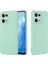 Oppo Reno7 4G/F21 Pro 4g Için Sıvı Silikon Telefon Kılıfı, Kalınlaştırıcı Tasarım Yumuşak Mikrofiber Astar Yastık Çizilmez Koruyucu Kılıf-Yeşil (Yurt Dışından) 2