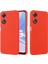 Oppo A58 5G/A58X 5G/A78 5g Için Telefon Kılıfı, Askılı Sıvı Silikon Toz Önleyici Yumuşak Astarlı Koruyucu Kılıf-Kırmızı (Yurt Dışından) 2