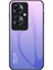 Oppo RENO11 F 5g Kılıf Temperli Cam + Pc + Tpu Hibrit Telefon Kılıfı - Degrade Pembe Mor (Yurt Dışından) 1