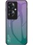 Oppo RENO11 F 5g Kılıf Temperli Cam + Pc + Tpu Hibrit Telefon Kılıfı - Degrade Mor (Yurt Dışından) 1
