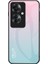 Oppo RENO11 F 5g Kılıf Temperli Cam+Pc+Tpu Hibrit Telefon Kılıfı-Degrade Pembe Mavi (Yurt Dışından) 1
