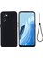 Oppo Reno7 5g (Global)/find X5 Lite Yumuşak Sıvı Silikon Kılıf Çizilmez Mikrofiber Astarlı Kamera Koruyucu Kılıf Kayışlı-Siyah (Yurt Dışından) 1