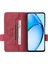Oppo A60 4g Cüzdan Kılıf Donanım Dekor Pu Deri Stand Telefon Kılıfı-Gül (Yurt Dışından) 2