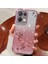 Oppo Reno8 5g Için Kadem (Küresel Sürüm) Yapay Elmas Dekor Çiçek Desenli Telefon Kılıfı Degrade Renk Parıltılı Toz Düşmeye Karşı Tpu Kapak-Gül Altın (Yurt Dışından) 2
