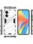 Oppo A78 4g Kılıf Pc+Tpu Kickstand Düşmeye Dayanıklı Telefon Kılıfı-Beyaz (Yurt Dışından) 5
