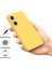 Oppo A59 5G/A2M 5g Cep Telefonu Kılıfı Yumuşak Astarlı Sıvı Silikon Düşmeye Lı Kapak-Sarı (Yurt Dışından) 4