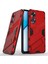 Oppo A60 4g Kılıf Dahili Kickstand Pc + Tpu Darbeye Dayanıklı Telefon Kılıfı-Kırmızı (Yurt Dışından) 2
