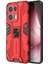 Oppo RENO13 Pro 5g Kılıf Pc+Tpu Darbeye Dayanıklı Telefon Kılıfı Kickstand Ile-Kırmızı (Yurt Dışından) 1
