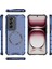 Oppo RENO12 5g (Global) Manyetik Kılıf Honeycomb Hybrid Serisi Tpu+Pc Telefon Kılıfı-Mavi (Yurt Dışından) 5