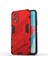Oppo A38 4g Kılıf Çizilmeye Dayanıklı Kickstand Cep Telefonu Kılıfı-Kırmızı (Yurt Dışından) 1