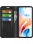 Oppo A79 5g/a2 5g Cep Telefonu Kılıfları Skin-Touch Pu Deri Cüzdan Standı Kılıfı-Siyah (Yurt Dışından) 2