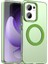 Oppo RENO13 F 5g Kılıfı Magsafe Anti Drop Hibrit Telefon Arka Kapağı ile Uyumlu-Yeşil (Yurt Dışından) 1
