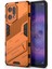 Oppo Find X5 Için Iyi Korunan Çizilmez Sert Pc + Yumuşak Tpu Cep Telefonu Kılıfı Kickstand Kapağı-Turuncu (Yurt Dışından) 3