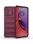 Motorola Moto G84 5g Kılıf Çizilmez Sağlam Telefon Tpu Kılıfı-Şarap Kırmızısı (Yurt Dışından) 1
