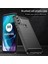 Motorola Moto G71 5g-Siyah Için Süper Esnek Tpu Kılıf Karbon Fiber Doku Fırçalanmış Yüzey Telefon Kılıfı Şok Emici Tampon (Yurt Dışından) 5