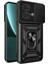 Motorola Edge 40 Neo 5g Kılıf Sürgülü Lens Kapağı Pc + Tpu Ayaklı Cep Telefonu Kılıfı-Siyah (Yurt Dışından) 1