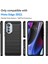 Motorola Edge (2022) 5g Kalınlaştırılmış Telefon Kılıfı Fırçalanmış Karbon Fiber Dokulu Çizilmez Arka Kapak-Siyah (Yurt Dışından) 4