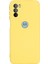 Motorola Moto G51 5g Sıvı Silikon Telefon Kılıfı Yumuşak Mikrofiber Astar Ipeksi-Yumuşak Koruyucu Kılıf Kayışlı-Sarı (Yurt Dışından) 3