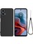 Motorola Moto G45 5G/G34 5g Kılıf Sıvı Silikon Arka Kapak Fiber Astarlı-Siyah (Yurt Dışından) 1