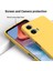 Motorola Moto G45 5G/G34 5g Kılıf Sıvı Silikon Arka Kapak Fiber Astarlı-Sarı (Yurt Dışından) 4
