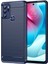 1.8mm Isı Dağılımı Karbon Fiber Doku Fırçalanmış Yüzey Süper Esnek Tpu Kılıf Telefon Kılıfı Motorola Moto G60S-MAVI (Yurt Dışından) 1