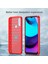 1.8mm Karbon Fiber Doku Fırçalanmış Yüzey Tpu Kılıf Hava Yastığı Tamponlama Süper Esnek Telefon Kılıfı Motorola Moto E40/E30/E20-KIRMIZI (Yurt Dışından) 3