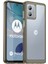 Motorola Moto G53 5g Cep Telefonu Kılıfı Çizilmez Tpu + Akrilik Telefon Kılıfı - Şeffaf Gri (Yurt Dışından) 1