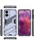 Motorola Moto G24 4g Kılıf Pc+Tpu Darbeye Dayanıklı Telefon Kılıfı Kickstand Ile-Gri (Yurt Dışından) 5