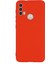 Motorola Moto E20/E30/E40 Sıvı Silikon Koruyucu Kılıf Çizilmez Ince Telefon Kılıfı Kayışlı-Kırmızı (Yurt Dışından) 3