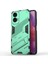 Motorola Moto G24 4g Kılıf Pc+Tpu Darbeye Dayanıklı Telefon Kılıfı Kickstand Ile-Yeşil (Yurt Dışından) 1