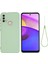 Motorola Moto E20/E30/E40 Sıvı Silikon Koruyucu Kılıf Çizilmez Ince Telefon Kılıfı Kayışlı-Yeşil (Yurt Dışından) 1