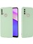 Motorola Moto E20/E30/E40 Sıvı Silikon Koruyucu Kılıf Çizilmez Ince Telefon Kılıfı Kayışlı-Yeşil (Yurt Dışından) 2
