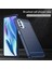 1.8mm Karbon Fiber Fırçalanmış Tasarım Yumuşak Tpu Düşmeye Karşı Telefon Koruyucu Kılıf Kapağı Motorola Moto G51 5g-Mavi (Yurt Dışından) 3
