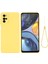Motorola Moto G22/MOTO E32S 4g Sıvı Silikon Kılıf Yumuşak Çizilmez Mikrofiber Astar Darbeye Dayanıklı Koruyucu Kılıf Kayışlı-Sarı (Yurt Dışından) 1