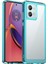 Motorola Moto G84 5g Kılıf Tpu+Akrilik Koruyucu Telefon Kılıfı-Şeffaf Mavi (Yurt Dışından) 1